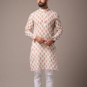 Multicolor Cotton Long Kurta