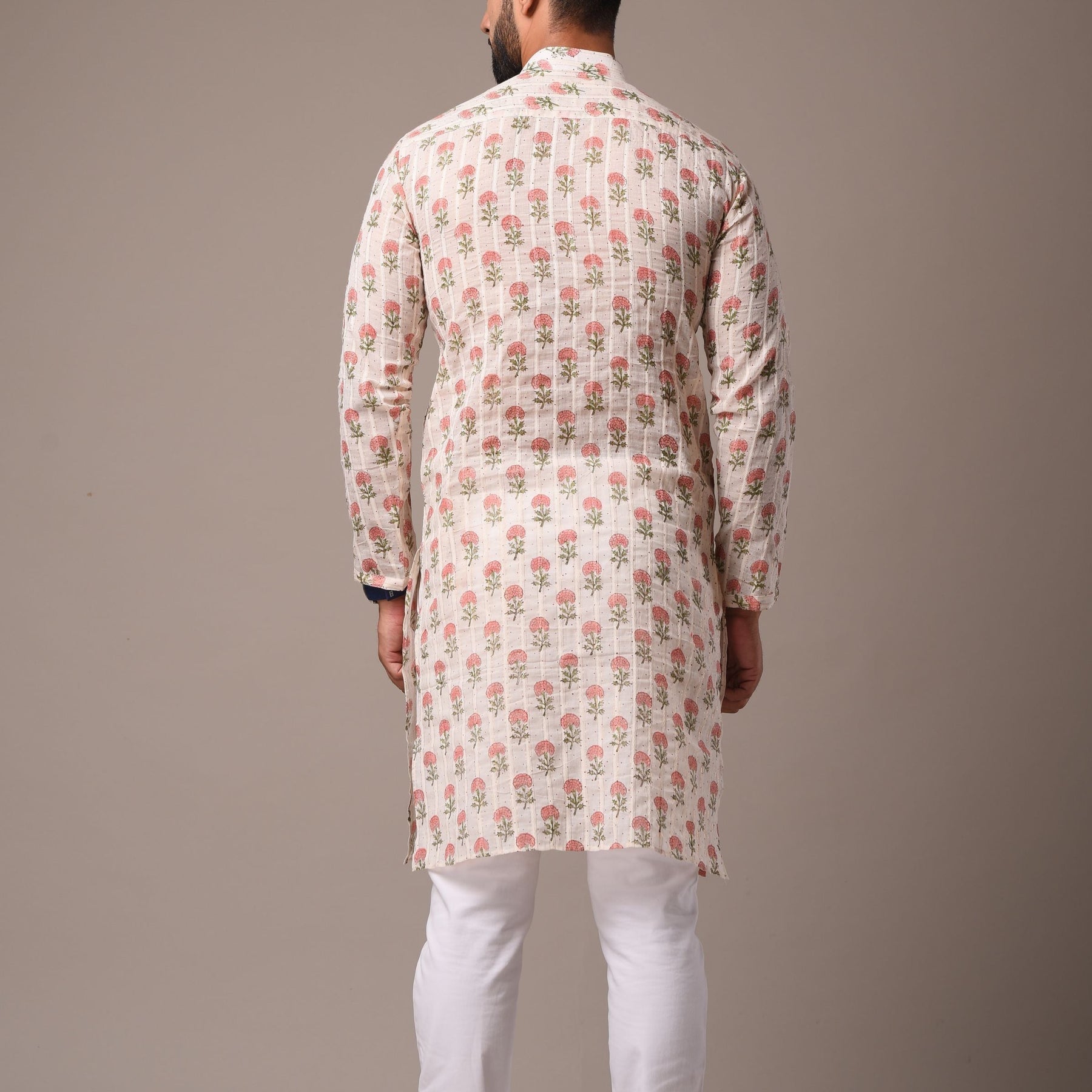 Multicolor Cotton Long Kurta