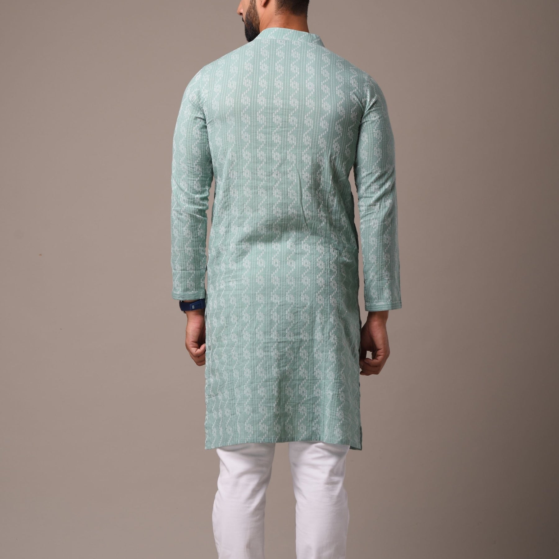 Teal Green Cotton Kurta